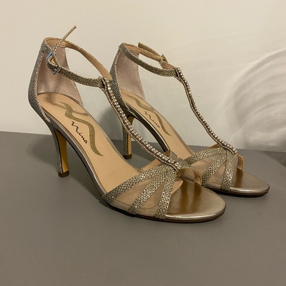 Sparkly Heeled Sandals - Picture 2 of 3